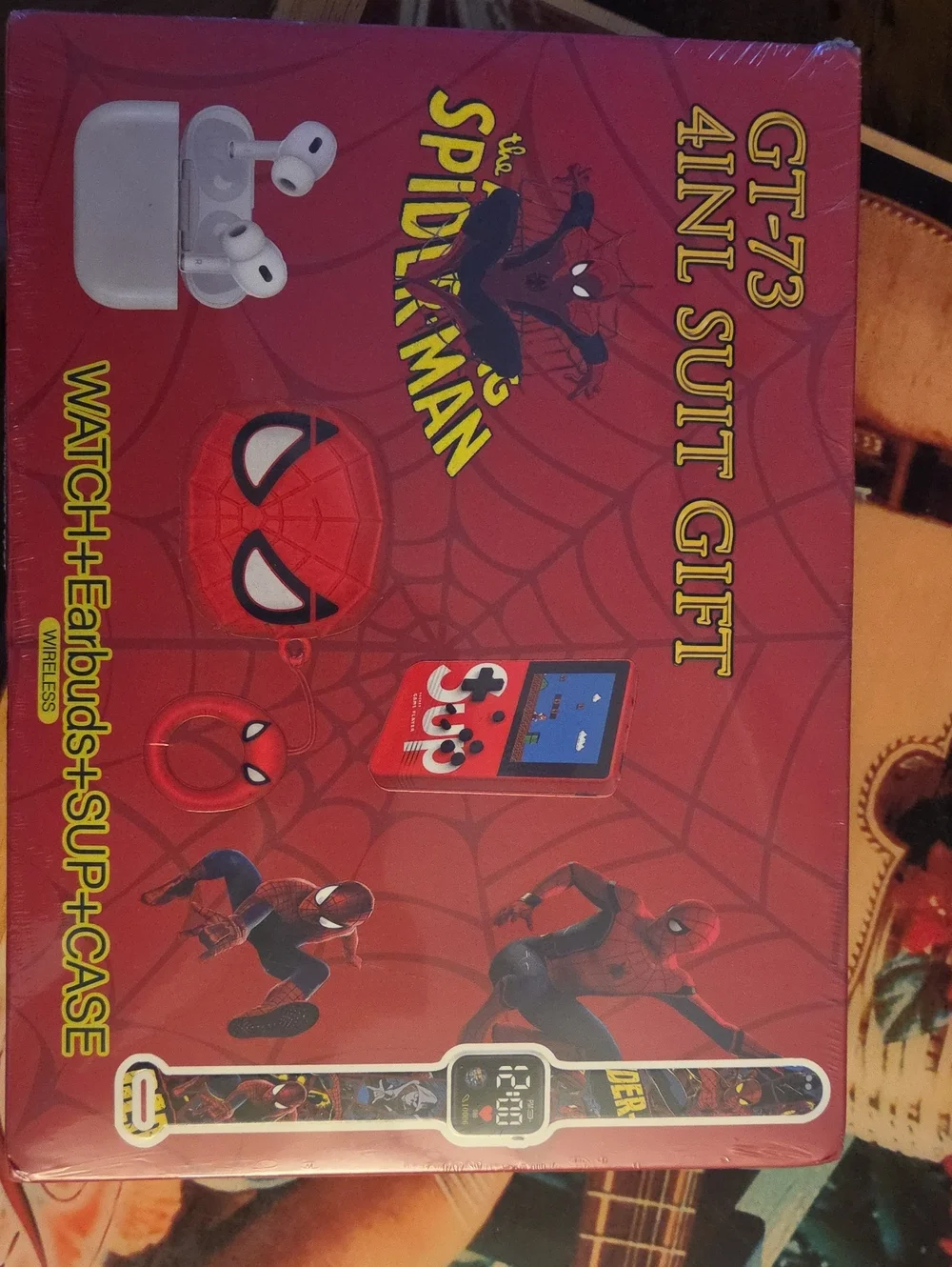 Spider-Man 4-in-1 Kids Gift Set - Red